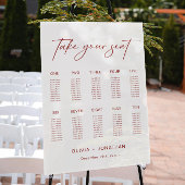 Winter Kerst Trouwen Zitting Grafiek 10 Tafels Acryl Bord