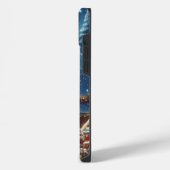 Winter/Kerstman/Kerstmis/Sneeuw iPhone Hoesje (Linkerkant)