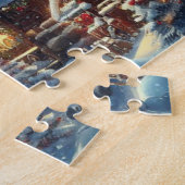 Winter/Kerstman/Kerstmis/Sneeuw Legpuzzel (Zijkant)