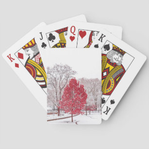 winter kerstmis 89 pokerkaarten