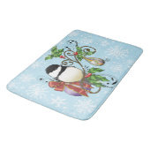 Winter-Kerstmis Badmat (Gekanteld)