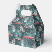 Winter Kerstmis Cozy Bedankdoosjes (Achterkant)