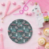 Winter Kerstmis Cozy Papieren Bordje (Feest)