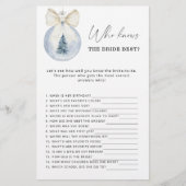 Winter Kerstmis die het beste bruidspel kent (Voorkant)