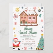 Winter Kerstmis Housewarming Party Uitnodiging (Voorkant)
