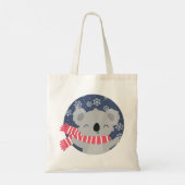 Winter Kerstmis Koala Beer Canvas tas (Achterkant)