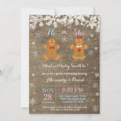 Winter Kerstmis Openbare uitnodiging (Voorkant)