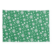 Winter Kerstmis Oud Engels Sheepdog Grey 1 Cute Kussensloop (Achterkant-Rechts)