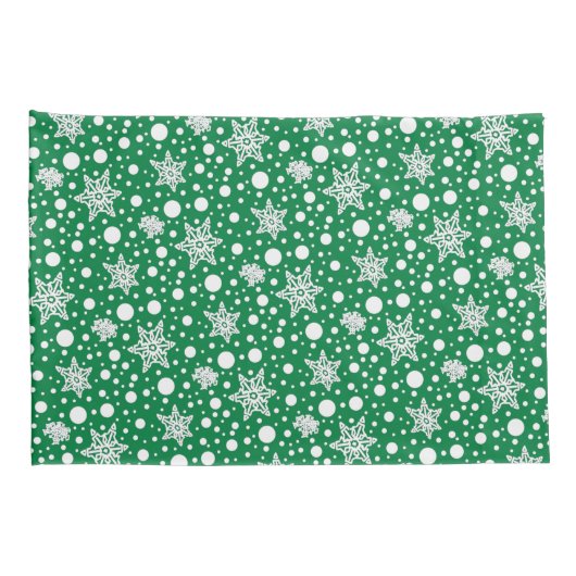 Winter Kerstmis Oud Engels Sheepdog Grey 1 Cute Kussensloop (Achterkant-Rechts)