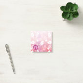 Winter Kerstwanten Patroon in Roze Post-it® Notes (Kantoor)