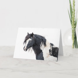 "Winter King"-briefkaart Kaart