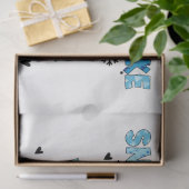 Winter Kisses aanpassen Tissuepapier (Geschenk)