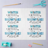 Winter Kisses aanpassen Tissuepapier (Craft)