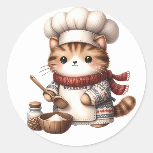 Winter Kitten Stickers (Voorkant)