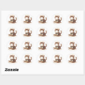 Winter Kitten Stickers (Vel)