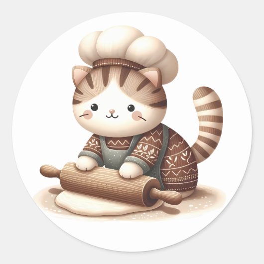Winter Kitten Stickers (Voorkant)
