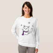 Winter Kitten T-shirt (Voorkant volledig)