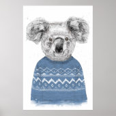 Winter koala poster (Voorkant)