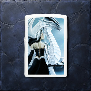 Winter Koningin Witte Draak Fantasie