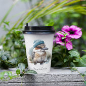 Winter Kookaburra Wishes, custom Papieren Bekers