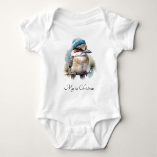 Winter Kookaburra Wishes, op maat gemaakt Romper