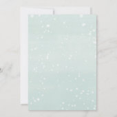 Winter koppels baby shower Baby is koud buiten Kaart (Achterkant)
