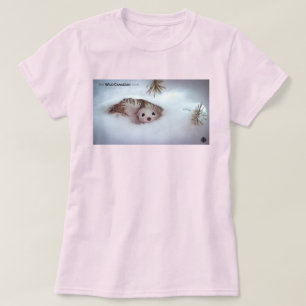 Winter - Korte staart Wezel Vrouwen T-shirt