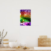 Winter kunst geest poster (Keuken)