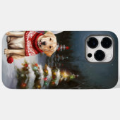 Winter Labrador Caravan Kerstavontuur Case-Mate iPhone Case (Achterkant (horizontaal))
