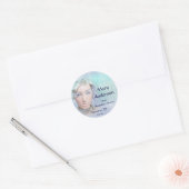 Winter Lady met Diamonds Return Address Labels (Envelop)