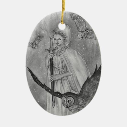 Winter Lady Ornament (Voorkant)