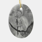 Winter Lady Ornament (Achterkant)
