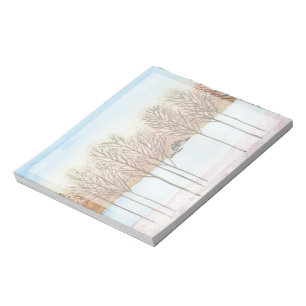 Winter Lake Getaway Notitieblok