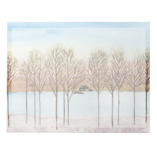 Winter Lake Getaway Notitieblok