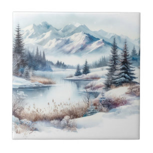 Winter Landscape Art Tegel Tegeltje