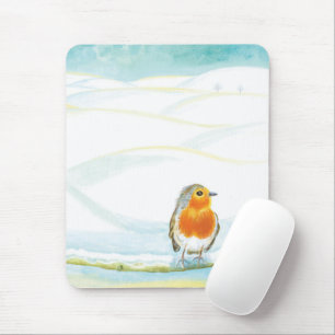 Winter Landscape en Red Robin Muismat