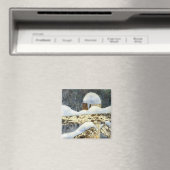 Winter Landscape Magnet Magneet (Insitu (Vaatwasser))