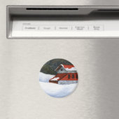 Winter Landscape Magnet Magneet (Insitu (Vaatwasser))