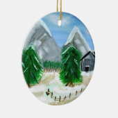 Winter Landscape Ornament (Rechts)