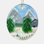 Winter Landscape Ornament (Links)