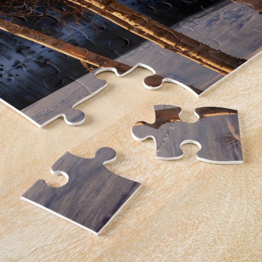 Winter Landscape Québec. Legpuzzel (Zijkant)