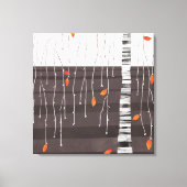 Winter Landscape Tree Art Canvas Afdruk (Voorkant)