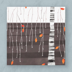 Winter Landscape Tree Art Canvas Afdruk