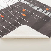 Winter Landscape Tree Art Sherpa Deken (3/4)