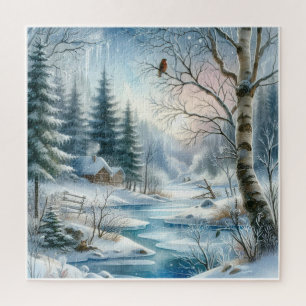 Winter Landschap Puzzel