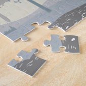 Winter Landschap Puzzel (Zijkant)