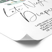 Winter late night diapers game Poster (Hoek)