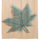 Winter Leaf #3 Douchegordijn (Voorkant)