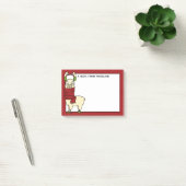 Winter Llama | In oorboeien en schuifpannen Post-it® Notes (Kantoor)