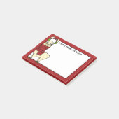 Winter Llama | In oorboeien en schuifpannen Post-it® Notes (Schuin)